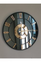 GERÇEK AYNALI DEKORATİF DUVAR SAATİ (50 CM) - 2
