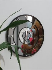 GERÇEK AYNALI DEKORATİF DUVAR SAATİ (40 CM) - 1