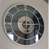 GERÇEK AYNALI DEKORATİF DUVAR SAATİ (40 CM) - 2