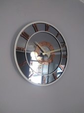 GERÇEK AYNALI DEKORATİF DUVAR SAATİ (50 CM) - 3