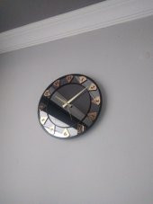 GERÇEK AYNALI DEKORATİF DUVAR SAATİ (40 CM) - 3