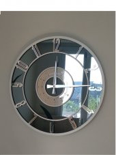 GERÇEK AYNALI DEKORATİF DUVAR SAATİ (40 CM) - 3
