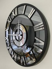 GERÇEK AYNALI DEKORATİF DUVAR SAATİ (50 CM) - 1
