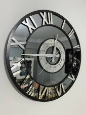 GERÇEK AYNALI DEKORATİF DUVAR SAATİ (50 CM) - 2
