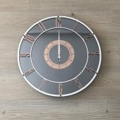 GERÇEK AYNALI DEKORATİF DUVAR SAATİ (50 CM) - 2