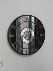 GERÇEK AYNALI DEKORATİF DUVAR SAATİ (40 CM) - 3