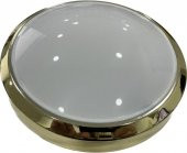 NisaLuce 20W Ledli Tavan Armatürü Gold Kasa 6400K - 1