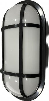 NisaLuce 22W Nemliyer Kafesli Led Aplik Siyah Kasa 6500K IP65 - 2