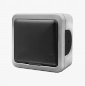 Nead Multima Gri Kapaklı Topraklı Priz - 1