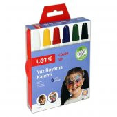 Lets Yüz Boyası Çevirmeli 6 Renk L-6806 - 1