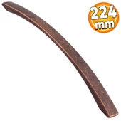 Berilay 224 mm - 22.4 cm Eskitme Antik Bakır Metal Mobilya Mutfak Dolabı Dolap Kulpu Kulbu Kulpları thumbnail 1