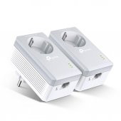 TP-Link TL-PA4010P KIT AV600 AC Güç Soketli Powerline Adaptör Başlangıç Kiti - 1