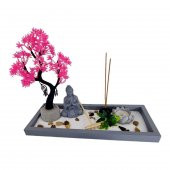 T.Concept Dekoratif Buda Heykeli Dikdötgen Zen Bahçesi - 1