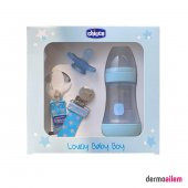 Chicco Perfect 5 Set Antikolik Biberon 150ml Hediye Set Mavi - 1