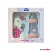 Chicco Perfect 5 Set Antikolik Biberon 150ml Hediye Set Pembe - 1