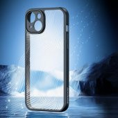 Coofbe Premium Kamera Korumalı Buz Desenli Sert PC-TPU iPhone 14 Plus Kılıf Parmak İzi Bırakmaz Hidrofobik - 2