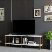 BMdekor TV Sehpası Şota Beyaz 120 cm - 2