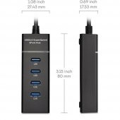4 Port Usb 3.0 Çoğaltıcı Çoklayıcı Hub Adaptör Switch - 5
