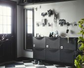 Sandalye Tasarımlı Askılık Anahtarlık 3 Adet Birden - 1