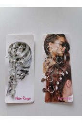 Saç Yüzüğü 2 Kartela 16 Adet Model1 - 1