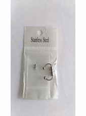 Mıknatıslı Fake Septum Piercing Gümüş rengi - 3