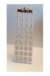 36 Adet Birden Karışık Desen Siyah Renk Piercing - 2