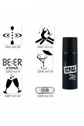 Summer Taç Spray Tattoo Geçici Sprey Dövme Seti thumbnail 1