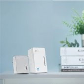 TP-Link TL-WPA4220KIT 300Mbps, 300m mesafeli, 2 LAN portlu Powerline Adaptör Kit - 5