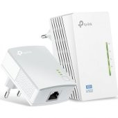TP-Link TL-WPA4220KIT 300Mbps, 300m mesafeli, 2 LAN portlu Powerline Adaptör Kit - 2