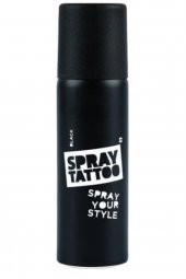 Tribal Modeller Spray Tattoo Geçici Siyah Sprey Dövme Seti - 2