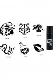 Vahşi DoğaSpray Tattoo Geçici Sprey Dövme Seti thumbnail 1