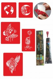 Evrenin Sırları Hint Kınası ile Geçici Dövme Yapma Seti thumbnail 1