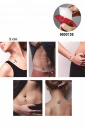 Kare Harfler Hint Kınası ile Geçici Dövme Yapma Seti thumbnail 2