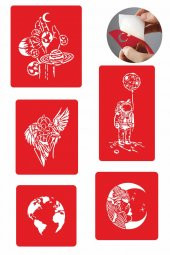 Gökyüzü Modelleri Dövme Şablonu Kına Deseni thumbnail 1