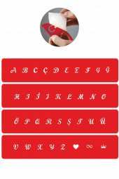 Küçük Boy El Yazısı Harf Şablonu Slogan Dövmesi - 1