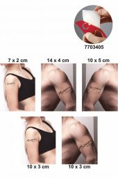 Atatürk 5 Adet  Geçici Dövme Kına Şablonu thumbnail 2