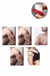 Sporcu Sembolleri Hint Kınası ile Geçici Dövme Yapma Seti - 2