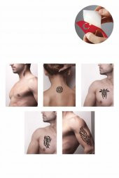 Triballer Hint Kınası ile Geçici Dövme Yapma Seti thumbnail 2