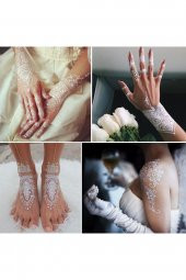 Beyaz Kına Gelin Dövmesi Model4 thumbnail 2