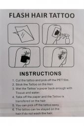 Saç Dövmesi 3 Adet Birden Model 3 - 2