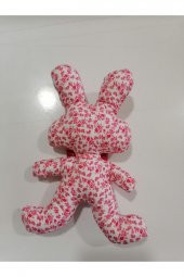 Uyku Arkadaşı Pembe Tavşan Oyuncak Bebek 20 cm - 1