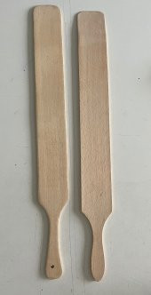 Ahşap Bazlama Yufka Pizza Küreği 2 Adet 54 cm - 1
