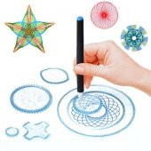 3 Boyutlu Desen Çizim Cetveli Spirograph 8 ADET BİRDEN - 1