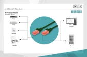 Digitus Patch Kablo Cat6 Yeşil (0.5m) - 2