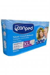 CANPED TEKSTİL YÜZEYLİ BELBANTLI HASTA BEZİ XLARGE 30 ADET - 2