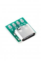 USB Type C To 4 Pin Dip Çevirici Pcb - 1
