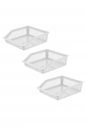 Organizer 3lü Set Beyaz - 1