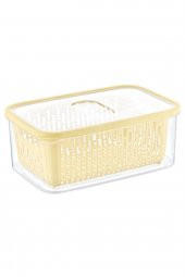 Süzgeçli Saklama Kabı 3,5 Lt Ak-509 Süzgeçli Saklama Kabı 3,5lt - 1