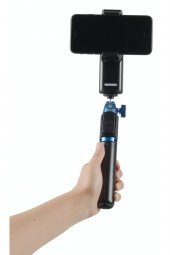 Vk-2k Mobil Gimbal + Çok Fonksiyonlu Masa Üstü Tripod Seti Siyah - 1