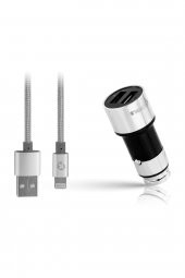 Performance 3.1A İphone Lightning Çift USB Araç Şarjı - 1